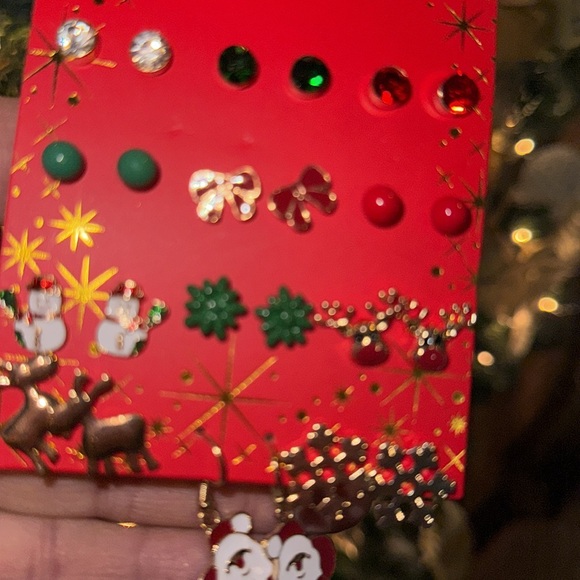 Set 12 Christmas Erring - Picture 7 of 9